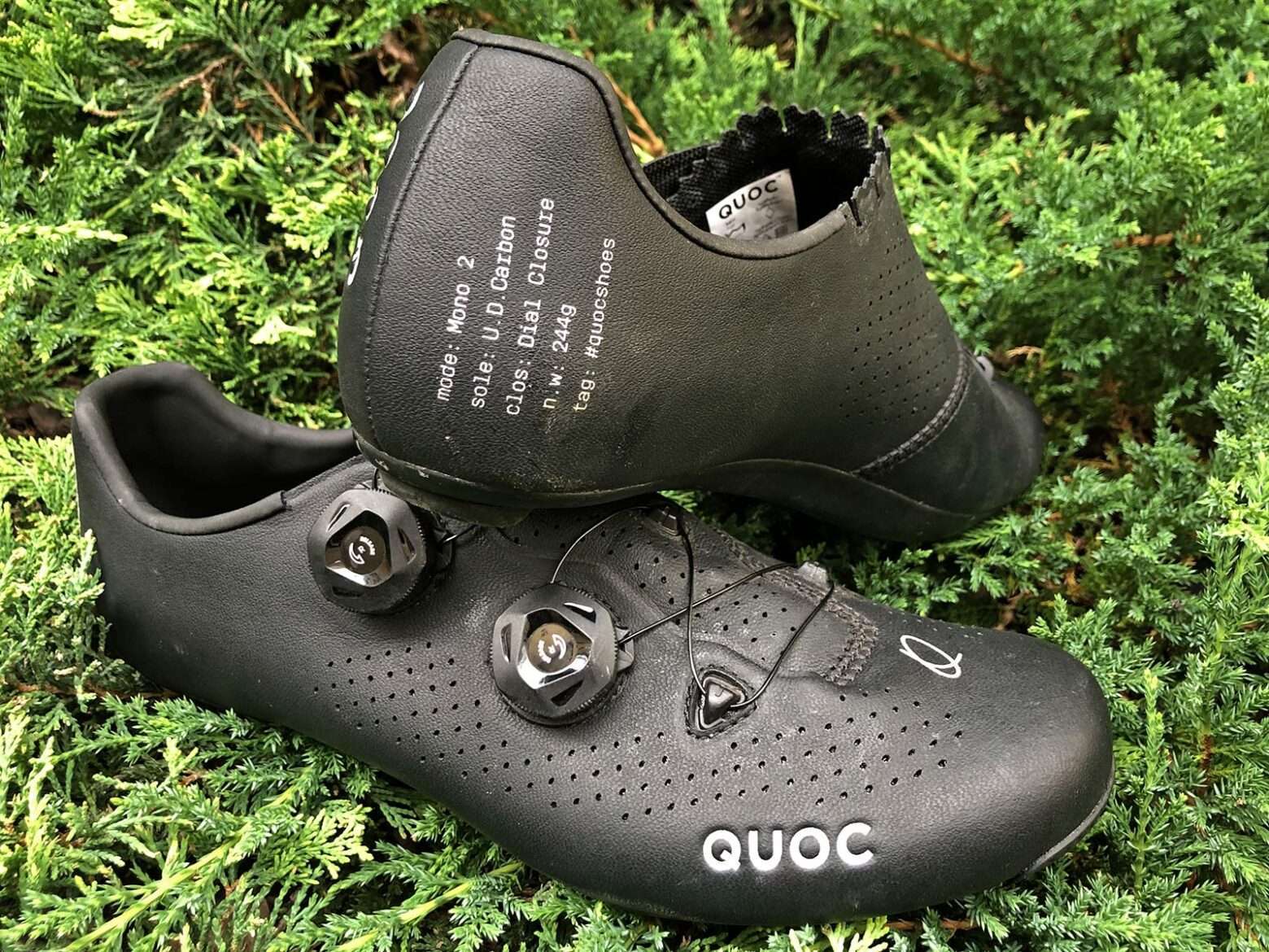 Quoc Mono II scarpe da ciclismo su strada leggere con suola in carbonio Recensione, paio