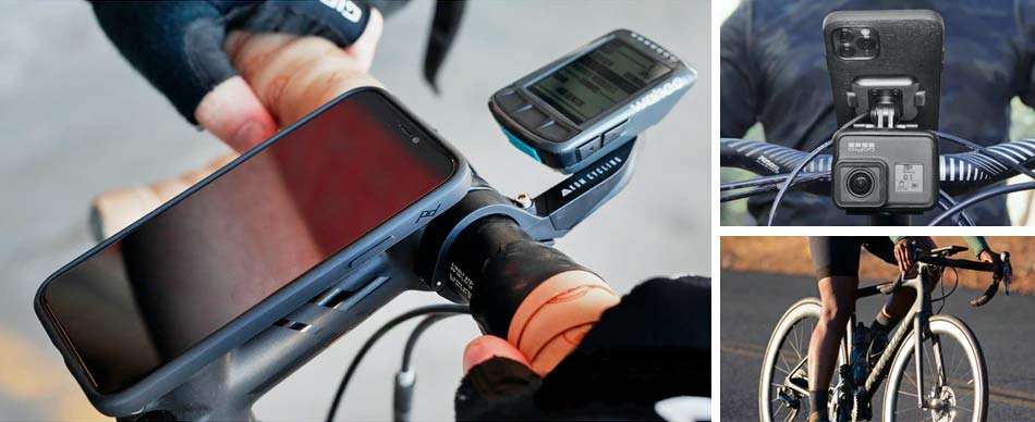 Mobile by Peak Design custodia e supporti per telefono, supporto magnetico e sicuro per cellulare supporti per bici adattatori di ricarica per custodia quotidiana, opzioni di supporto per bici