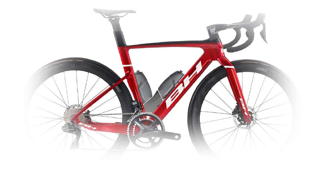 2022 BH Aerolight bici da strada tuttofare leggera in carbonio aerodinamico, cassetta degli attrezzi per bottiglie