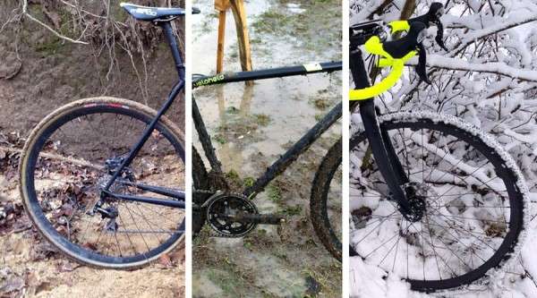 Il telaio da ciclocross in acciaio con freno a disco IconX di Veloheld è adatto a sabbia, fango e neve