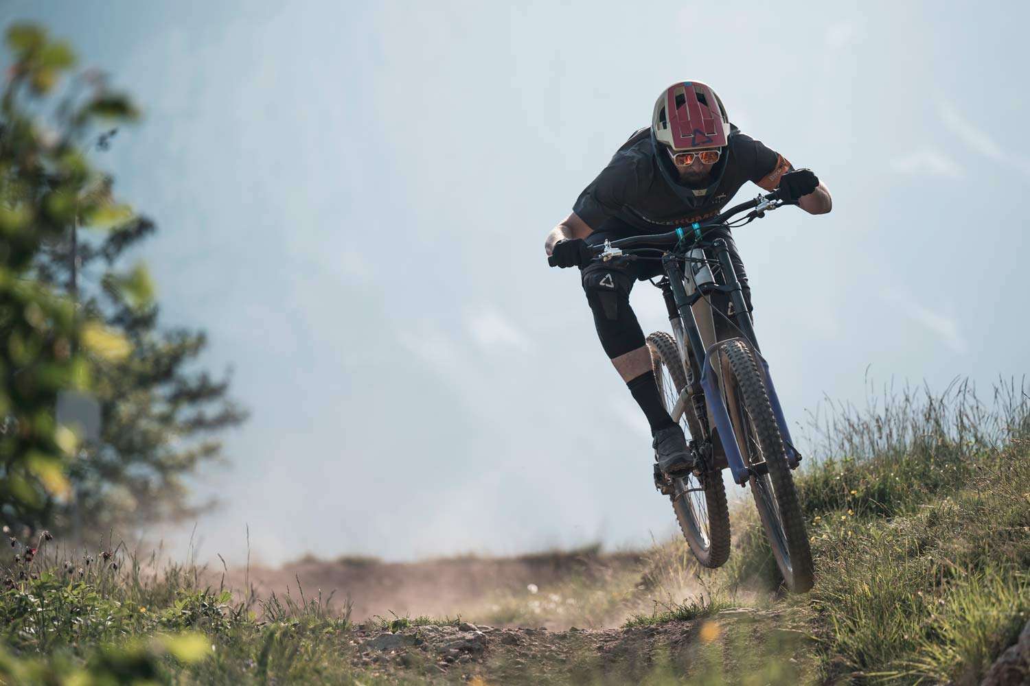 Anteprima del prototipo della forcella Formula Selva XL FR da 180 mm, forcella MTB enduro freeride a doppia corona leggera, Mountain Bike Connection - Rupert Fowler, anteriore Big Hero