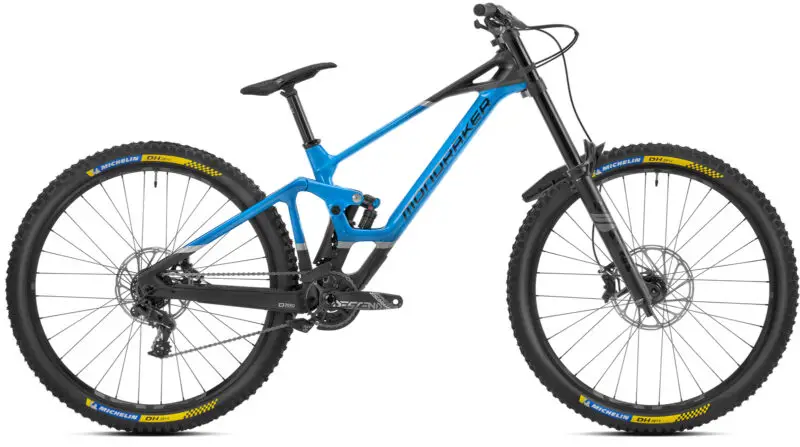 2023 mondraker summum carbon r mind bici da dh dotata di telemetria