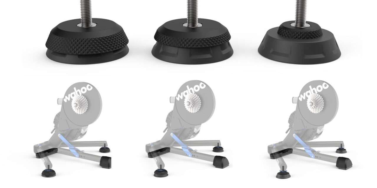 I rulli smart Wahoo KICKR sono dotati di piedini AXIS inclinabili per un movimento oscillatorio naturale e molto altro ancora!