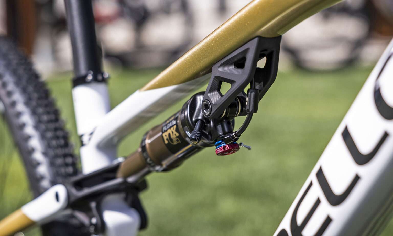 Mountain bike da fondo Pinarello Dogma XC full-suspension, supporto ammortizzatore regolabile