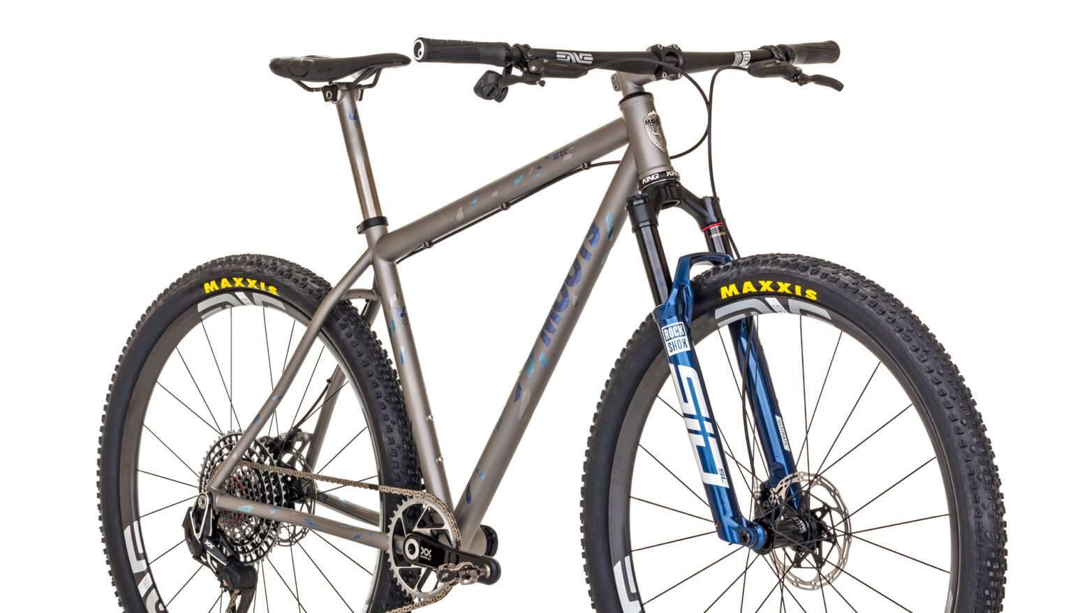 2024 Moots MXC hardtail da fondo leggero, dettagli della bici da corsa veloce