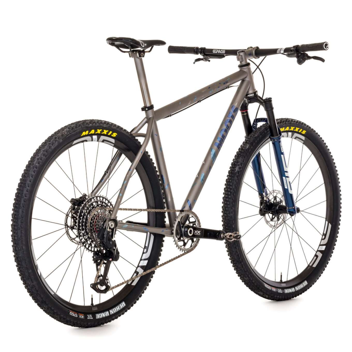 2024 Moots MXC hardtail da fondo leggero, parte posteriore angolata