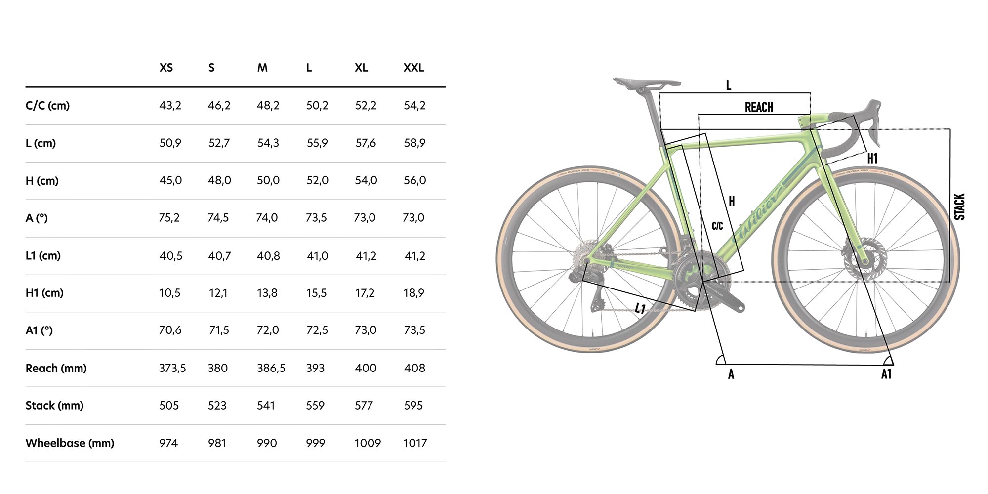 2024 Wilier Verticale SLR bici da strada leggera in carbonio per scalatori, geometria