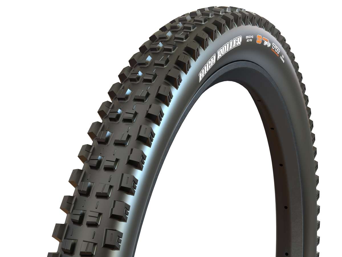 Maxxis High Roller Terza Generazione, rendering, angolazione