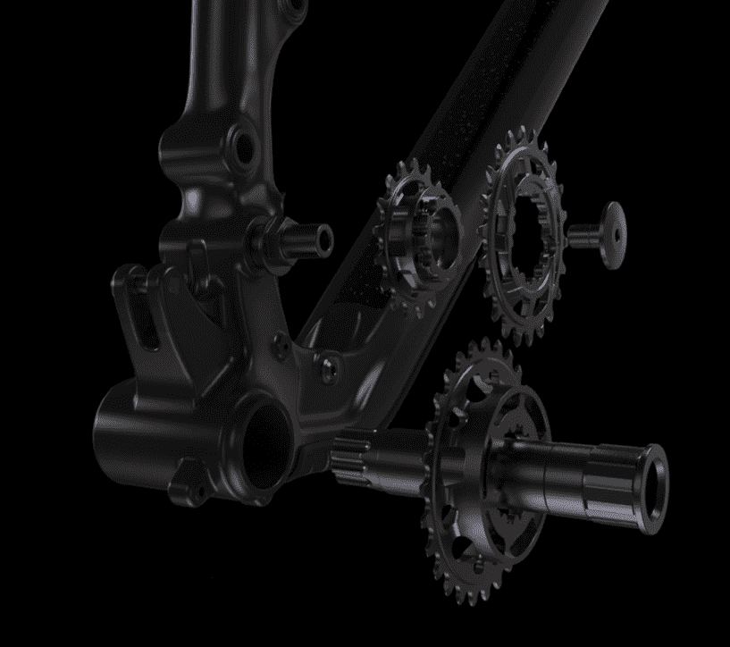 Design della puleggia tenditrice doppia Pivot Phoenix
