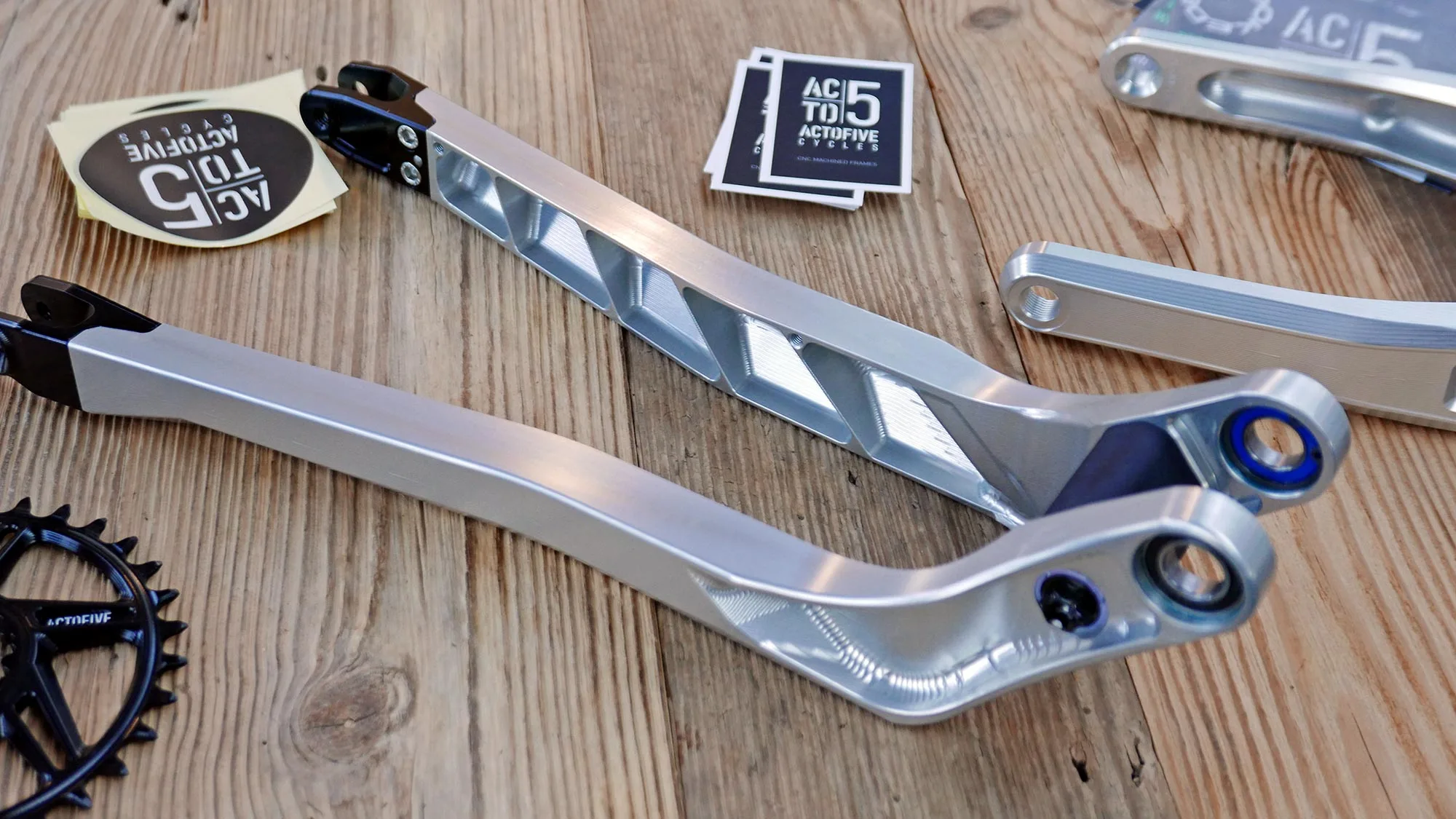 2024 ActoFive I-Train Mk2 mountain bike 29er Trail Enduro regolabile in alluminio lavorato a CNC a corsa breve, nuovo fodero orizzontale