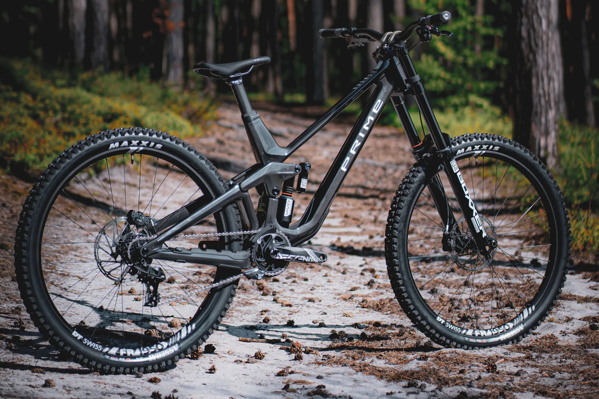 2025 Prime Rocket DH Raw Carbon COMPLET BIKE AGGIORNATA