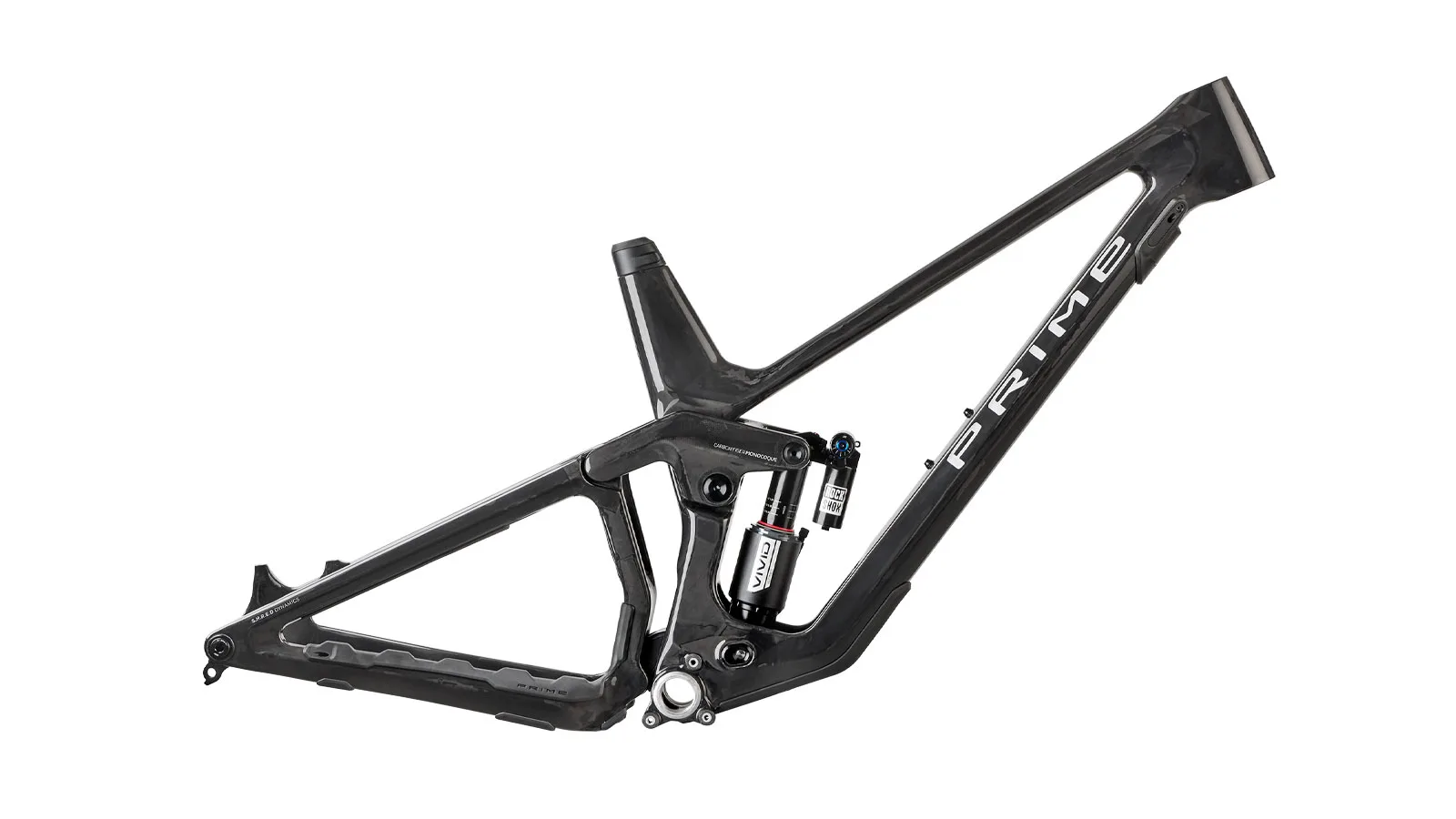 2025 Prime Thunderflash Enduro Bike Frame RAW Carbon Frames Aggiornato con UDH