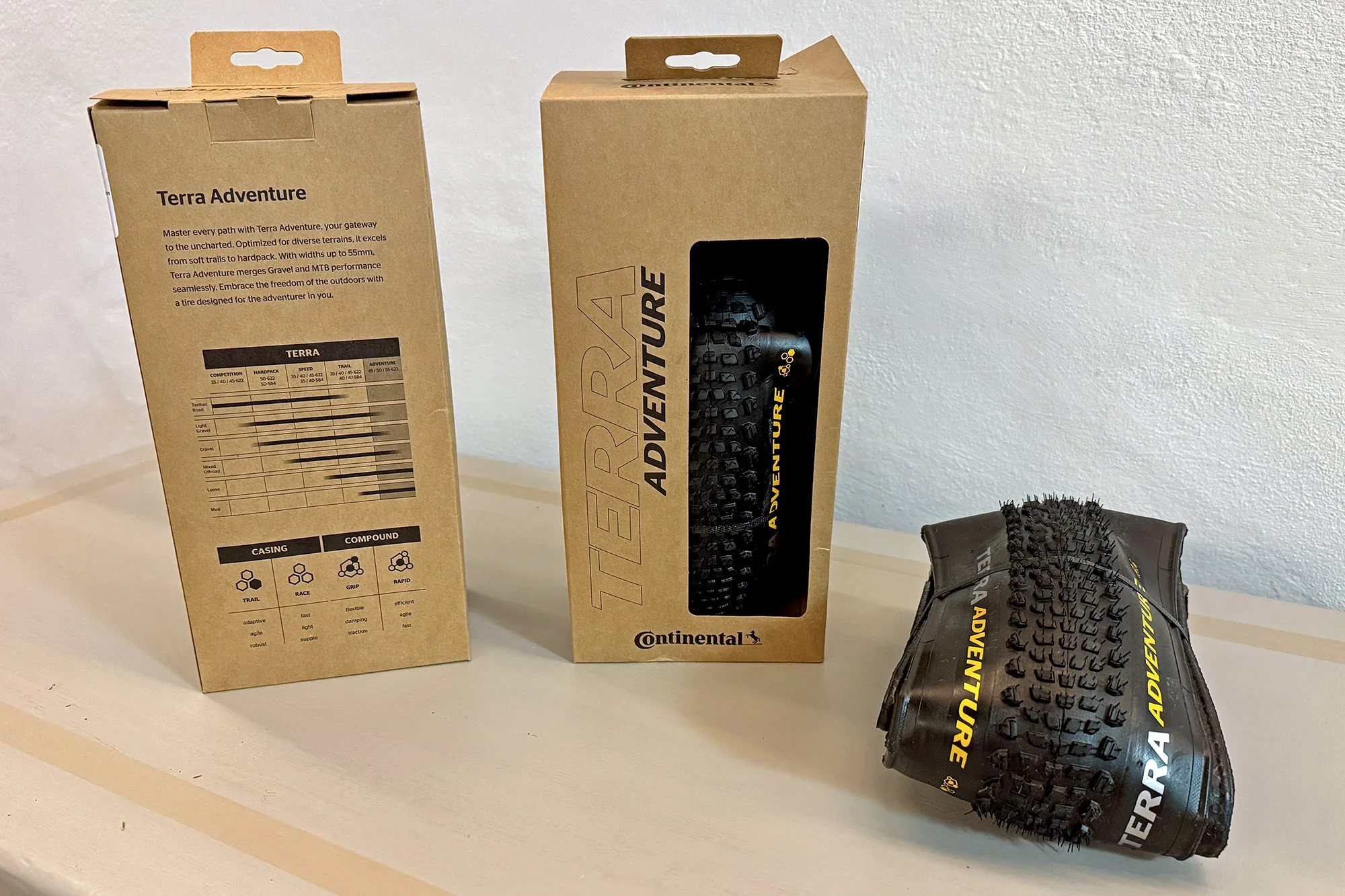 Continental Terra Adventure Nuova Revisione delle pneumatici per pneumatici per bici di ghiaia aggressiva